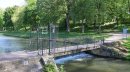 Passerelle, entrée du parc